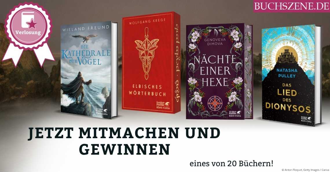 BUCHSZENE - 20 SciFi- oder Fantasy-Bücher von der Hobbit Presse aus dem Klett Cotta Verlag