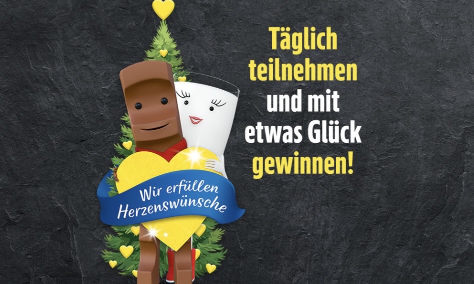 Edeka - Täglich 222x 1 Überraschungspaket mit Schokolade, Hauptpreise: Reisegutscheine, Smart TV, Heimkinoanlagen, 55x 1 „Monatseinkauf, 1.111x 1 Kekspresse von Zenker