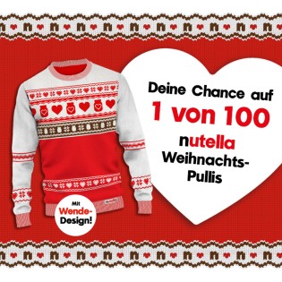 Ferrero - 1 von 100 nutella Xmas Pullover