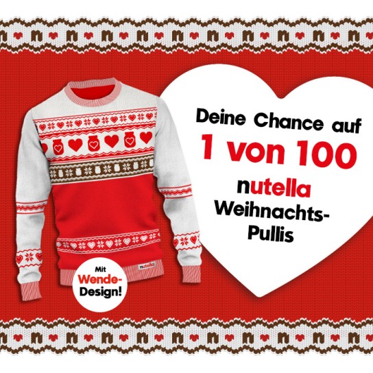 Ferrero - 1 von 100 nutella Xmas Pullover