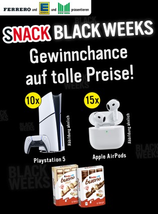 Ferrero - 10x Playstation 5 , 15x Apple Airpods