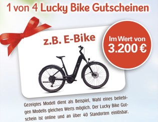 Ferrero - 4 x 1 Lucky Bike Gutschein im Wert von 3.200 €