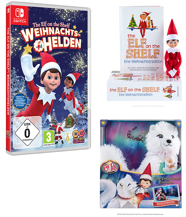 Häfft - einmal The Elf on the Shelf: WEIHNACHTSHELDEN von Bandai Namco für die Nintendo Switch uvm.