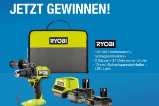 handwerksblatt.de - 3x Akku-Schlagbohrschrauber RPD18X1-2C5S von Ryobi