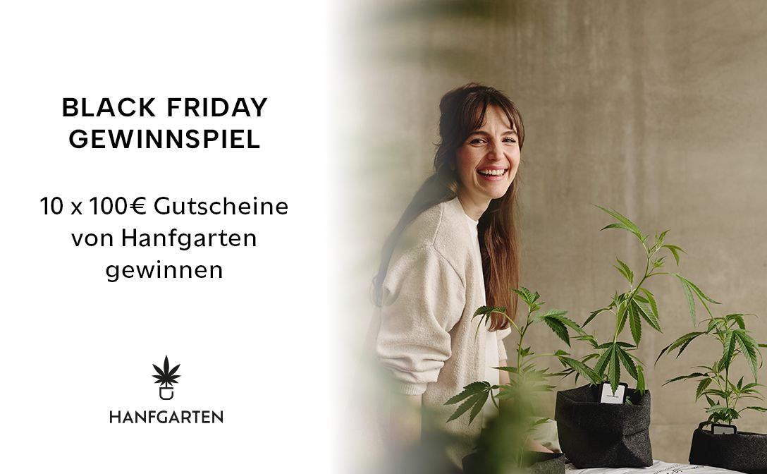 Hanfgarten: Gewinne 10 x 100 € Gutscheine für den Onlineshop