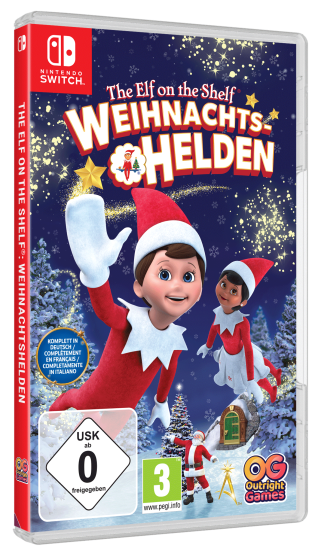 Kinder.de - The Elf on the Shelf®-Paket:1 × The Elf on the Shelf®: WEIHNACHTSHELDEN (Nintendo Switch)1 × The Elf on the Shelf® – Eine Weihnachtstradition (Mädchen-Edition)1 × The Elf on the Shelf® Elf Pets® Bernhardiner Tradition