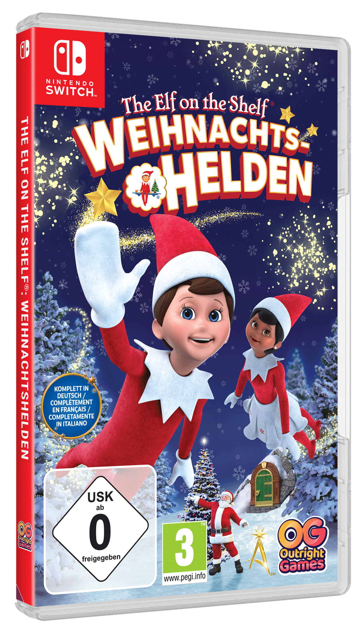Kinder.de - The Elf on the Shelf®-Paket:1 × The Elf on the Shelf®: WEIHNACHTSHELDEN (Nintendo Switch)1 × The Elf on the Shelf® – Eine Weihnachtstradition (Mädchen-Edition)1 × The Elf on the Shelf® Elf Pets® Bernhardiner Tradition