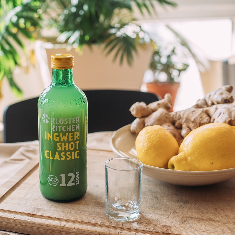 Kloster Kitchen - 1 von 3 Bio-Ingwer-Shot-Jahresvorräten im Wert von je 280 €