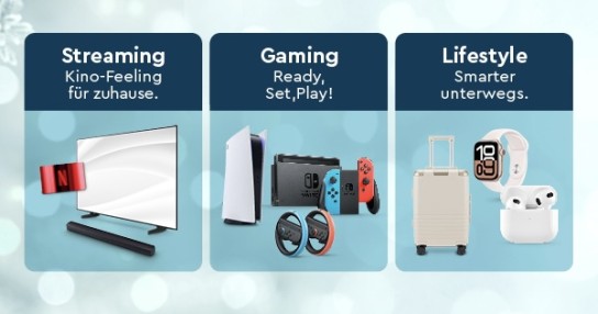 liwest - 3 Gewinn-Pakete: 1 x Streaming mit Samsung Smart TV, 1 x Gaming mit Nintendo Switch 2, 1 x Lifestyle mit Apple Watch 10