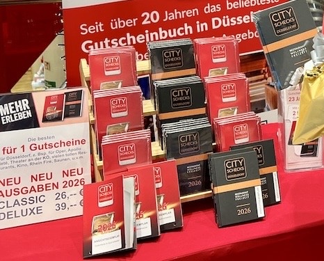 Lokalbüro - 3 x City Scheck Düsseldorf 2026 (Gutscheinbuch)