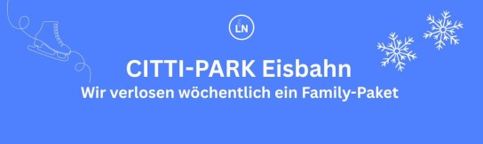 Lübecker Nachrichten - Wöchentlich ein tolles Family-Paket für die CITY-Park Eisbahn Lü : vier Tickets für die Eisbahn, Schlittschuhe inklusive und als kleine, süße Stärkung: ein Crêpe oder eine Tüte Mutzen pro Ticket
