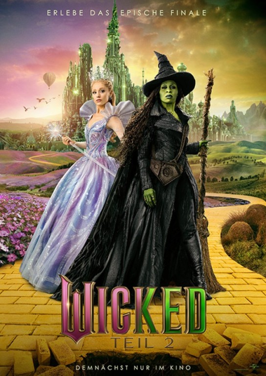 Mathäser - Wicked 2:eine Elphaba und eine Glinda Funko Pop Figur zum Film.