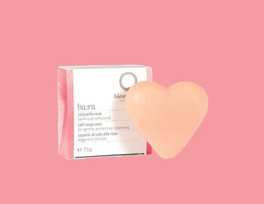 morefamily - Salzseife Rose in liebevoller Herzform
