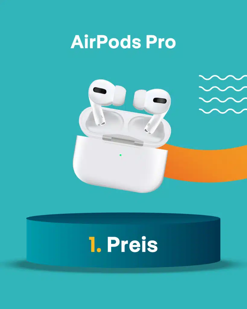 Naturenergie - Apple Airpods Pro (1. Platz in der Highscore-Liste) naturenergie starter-kit; naturenergie bottle