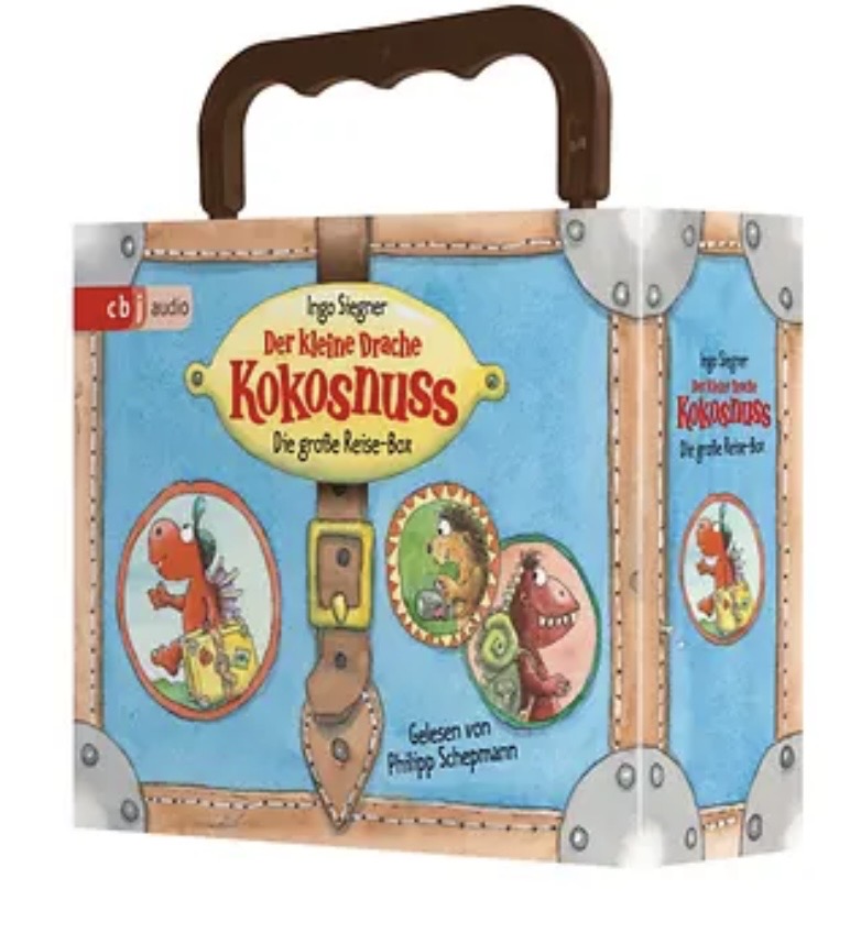 Penguin - Der kleine Drache Kokosnusseins von fünf drachenstarken Hörbuch-Paketen für dein nächstes Reiseabenteuer