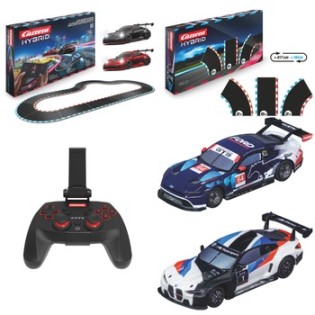 rocketbeans - 1xCarrera Hybrid Bundle: 1x Devil Drivers Set 1x Ford Mustang GT3 1x BMW M4 GT3 1x Hybrid Controller 1x Track Pack 1,2 x Aral eSuperCard i.H.v. 100€