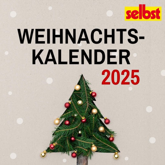 selbst.de: Tägliche Preise für Haus, Garten oder Freizeit im Adventskalender 2025