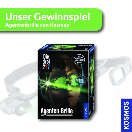 Spielwaren Krömer - 3 x eine coole Agentenbrille der Drei ??? Von KOSMOS