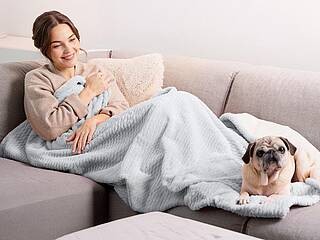 Technik zu Hause - Kuschelheizdecke HB 416 von medisana (in grau)