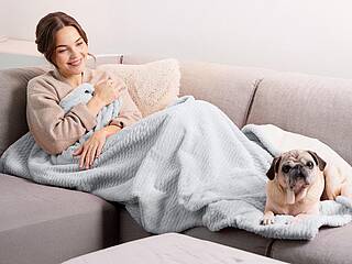 Technik zu Hause - Kuschelheizdecke HB 416 von medisana (in grau)