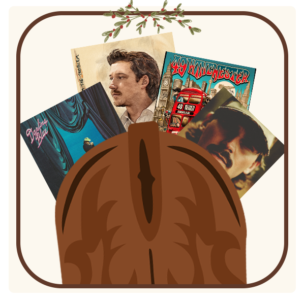 Universal Music - eins von zwei exklusiven Nikolauspaketen, unter anderem gefüllt mit Vinyl oder CDs von Morgan Wallen, signiertem 49 Winchester Poster und vielem mehr
