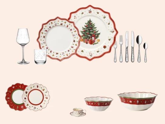 Villeroy & Boch - elegantes Dinnerset für 6 Personen mit stilvollen Gläsern und Besteck