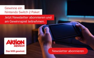 Aktion Mensch: ein Nintendo Switch 2 Paket im Wert von ca. 600 €
