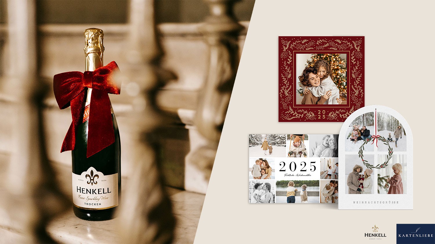 Autozeitung - drei exklusive Festtags-Pakete Henkell Trocken und einen Gutschein im Wert von 50 € von Kartenliebe