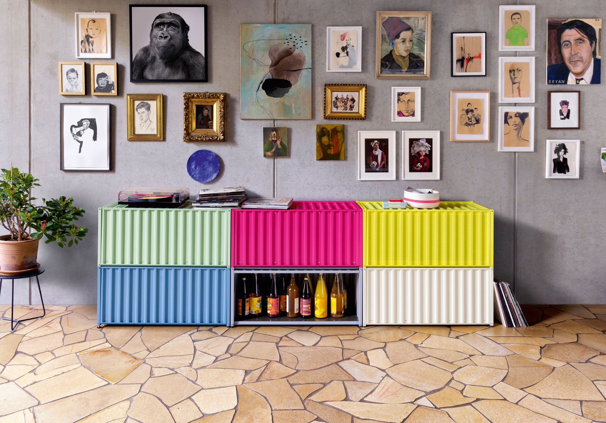 Baunetz - 3x1 Stahlschrank Container DS1