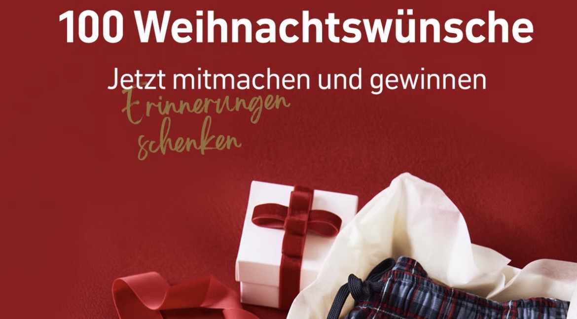 CALIDA - 100x Weihnachtswunsch - aus dem Shop aussuchen