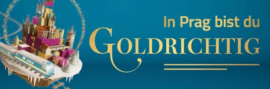 Die Länderbahn - Trip in die Goldene Stadt Prag: 3× je 2 Übernachtungen für 2 Personen Inklusive CoolPass mit Zugang zu über 70 AttraktionenKostenlose Hin- und Rückfahrt mit dem Prag-Spezial-Ticket