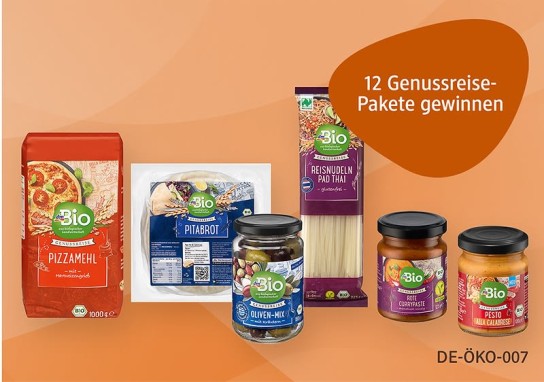 dm-drogerie markt - 12 Mal ein Genussreise-Paket für abwechslungsreiche Leckereien