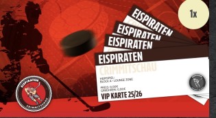 Edeka Nordbayern - 1 x 4 VIP-Tickets für Eishockey "Eispiraten Crimmitschau - EHC Freiburg"in 08451 Crimmitschau am 25. Januar 2026