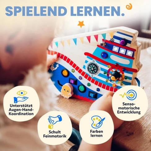 Einfach-Sparsam.de: Gewinne 1 von 5 WuKi Montessori Busy Boards