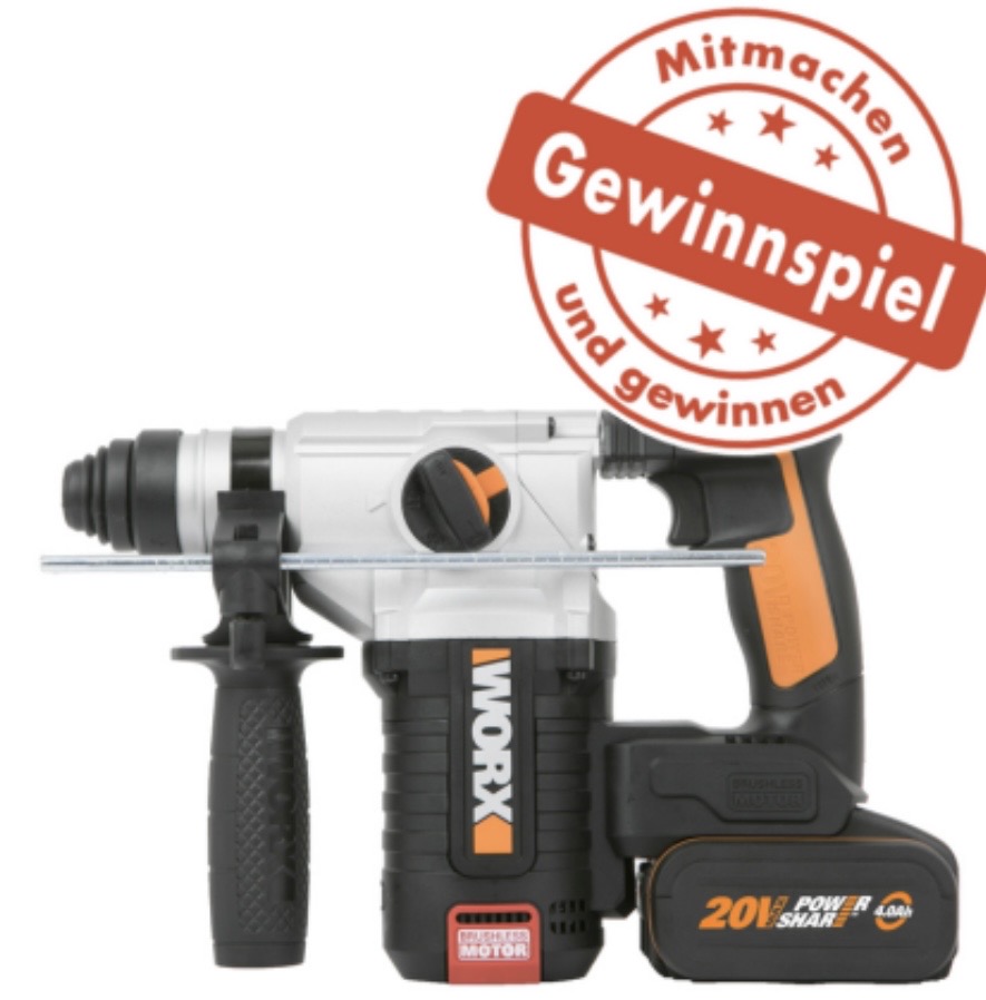Familienheim und Garten - 1 Bohrhammer WX380 von Worx