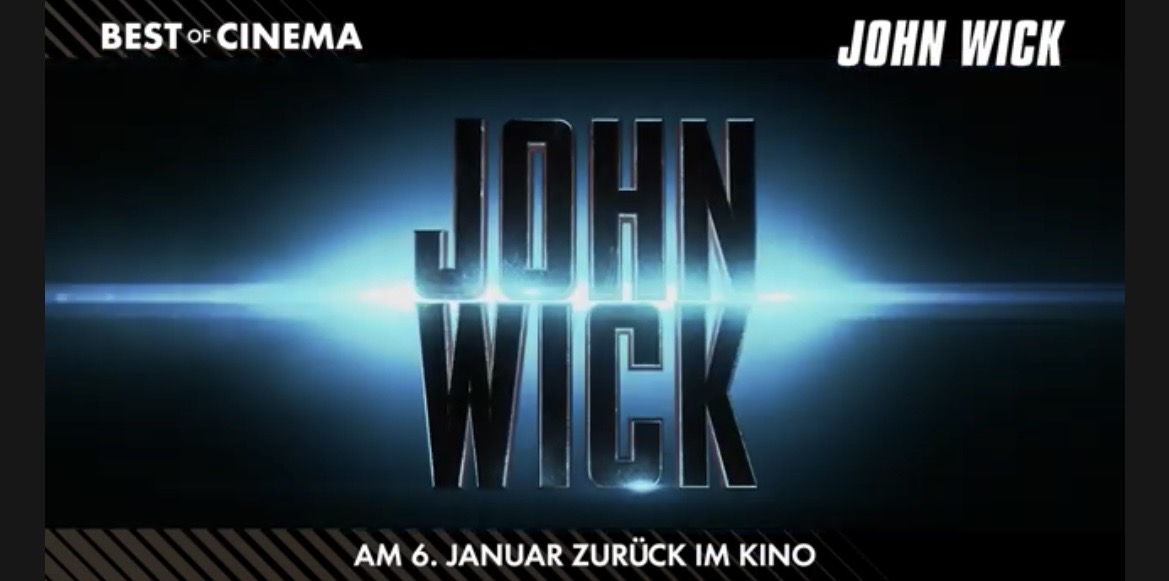 fredcarpet - 50 x Best of Cinema & JOHN WICKKinotickets für Chad Stahelskis JOHN WICK