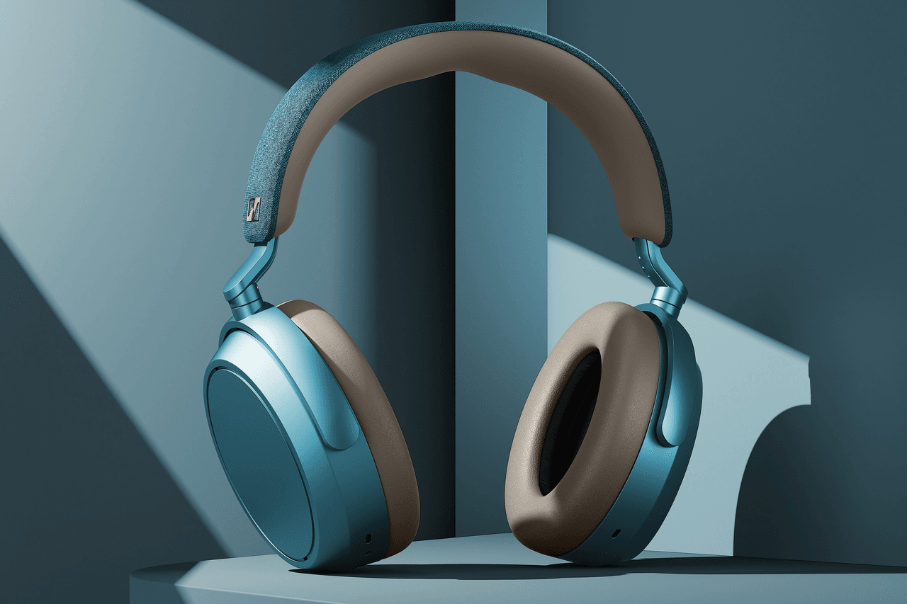 Glamour - 1 von 2 Sennheiser MOMENTUM 4 Wireless in der Farbe Teal