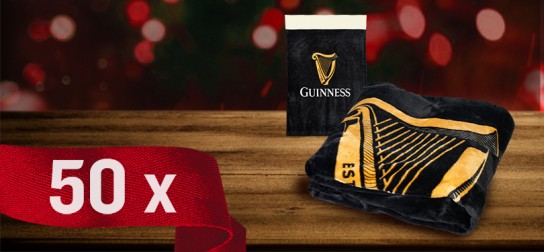 Guinness - 1 von 50 GUINNESS Kuscheldecken