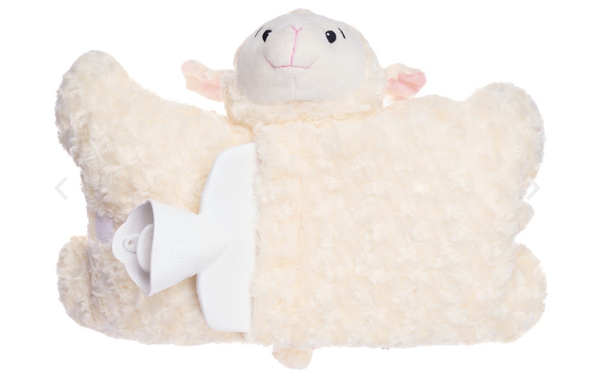 Hugo Frosch - 5 x 1 wärmendes 3-in-1 Kuschelkissen „Schaf“