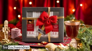 inTouch - drei weihnachtlichen Früchteteesorten sowie einem 50€-Gutschein von TeeGschwendner