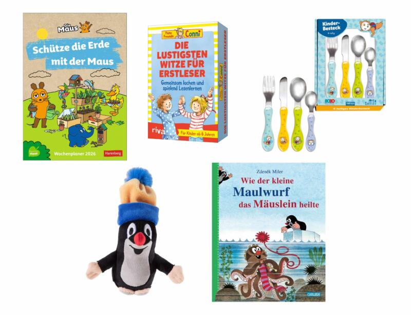 Kidslife Verlag - 2 tolle Weihnachtspakete mit Geschenken von der Maus, Conni, Bobo & dem kleinen Maulwurf!