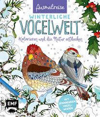 KiKA - 3 Ausmalbücher Winterliche Vogelwelt