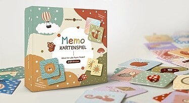 kinderstark-magazin - 10x Memospiel mit handgezeichneten Motiven