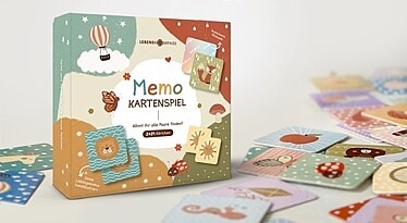 kinderstark-magazin - 10x Memospiel mit handgezeichneten Motiven