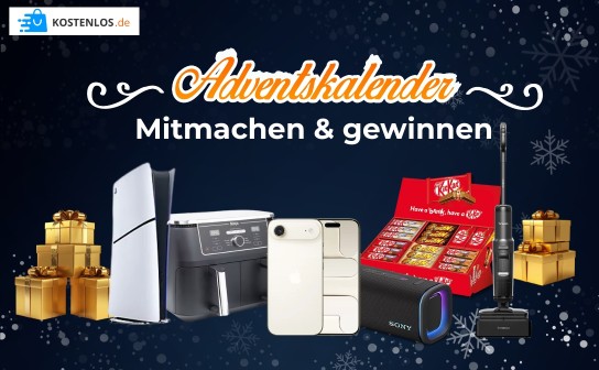 Kostenlos.de: Adventskalender mit Top-Preisen im Gesamtwert von 10.000 €