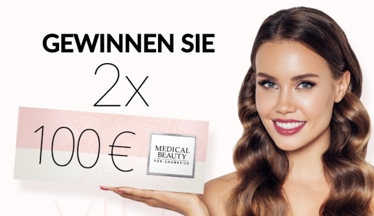 Medical Beauty - 2x 100€ Gutscheine für den „MEDICAL BEAUTY“  Onlineshop