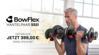 Mens Health - ein BowFlex SelectTech 552i Hantelpaar