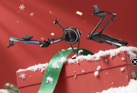 MERACH - 1 × MERACH R28 Rudergerät, 3 × MERACH E37 Mini Crosstrainer