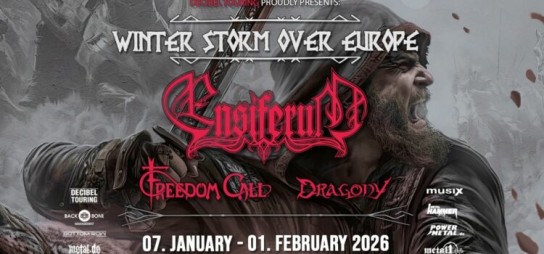 Metalogy - 2 x 2 Tickets für ENSIFERUM auf WINTERSTORM OVER EUROPE in der Batschkapp Frankfurt. Special Guest: Freedom Call, Opening Act: Dragony.Dienstag, 20.01.2026