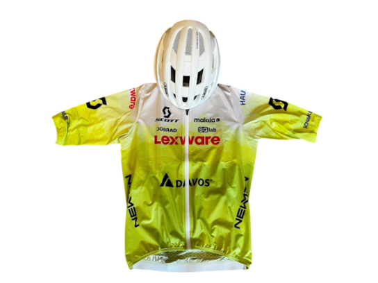 MTB-Sport - zwei exklusive LEXWARE MTB TEAM Fan-Paket bestehend aus: Team Trikot + Team Helm